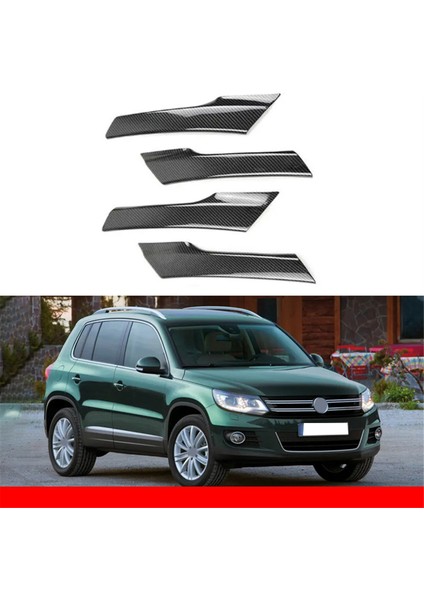 Volkswagen Tiguan 2008-2016 Için Iç Kapı Kolu Çekme Kapağı Kapı Kolu Çekme Aparatı Dekoratif Aksesuarları (Yurt Dışından) modelleri