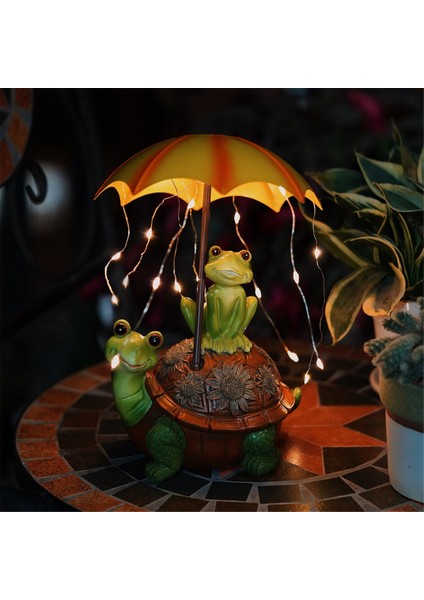 Güneş Enerjili Bahçe Heykeli Kaplumbağa Kurbağa Açık Hava Heykeli Bahçe Kaplumbağası Heykeli (Yurt Dışından) modelleri