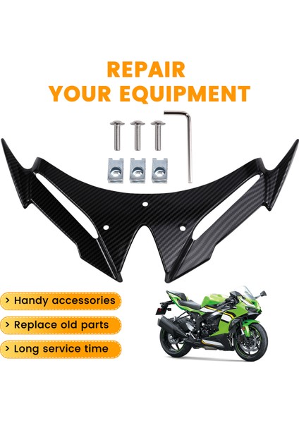 Kawasakı,c Motosiklet Ön Çamurluk Dekorasyonu Burun Gagası (Yurt Dışından) indirimleri