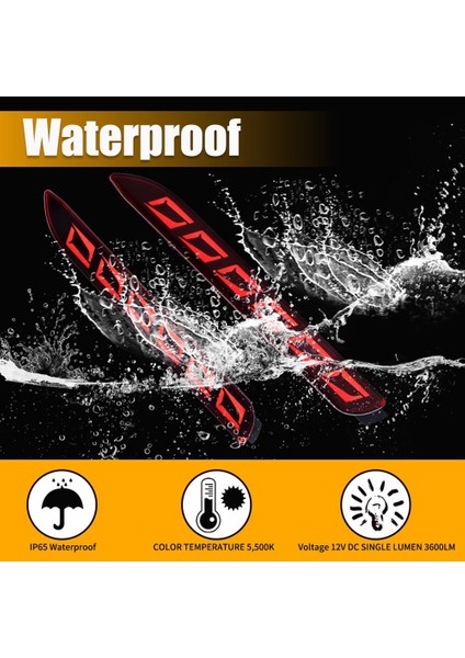 Toyota Için Arka Tampon Reflektörlü Fren Stop Lambası (Yurt Dışından) indirimleri