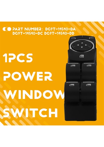 Ford Için Otomobil Cam Kaldırma Anahtarı Elektrikli Cam Ayar Ana Anahtarı DG9T-14540-DA DG9T14540DA (Yurt Dışından) fırsatları