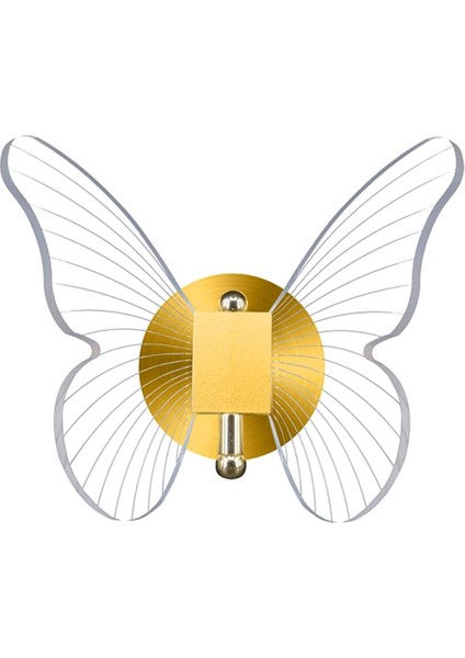 10W Kısılabilir LED Kelebek Duvar Lambası Altın Kelebek Duvar Lambası (Yurt Dışından)