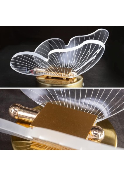 10W Kısılabilir LED Kelebek Duvar Lambası Altın Kelebek Duvar Lambası (Yurt Dışından) fırsatları