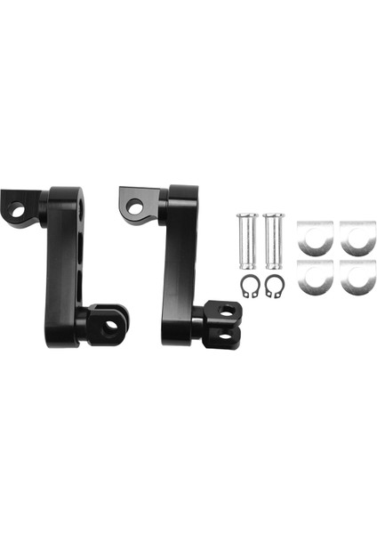 Motosiklet Ayarlanabilir Yolcu Ayak Mandalları Otoyol Mandalları Erkek Montajlı Ayak Mandalı Kelepçe Destek Uzatma Braketi Harley B Için (Yurt Dışından) fiyatları