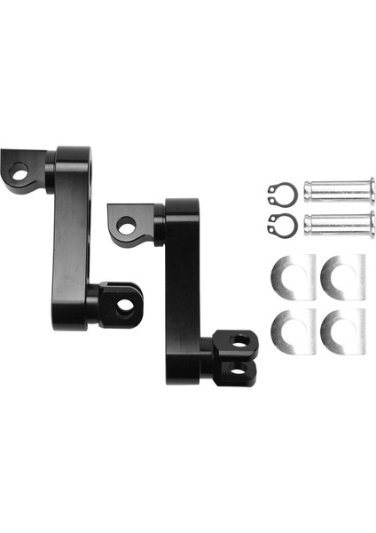 Motosiklet Ayarlanabilir Yolcu Ayak Mandalları Otoyol Mandalları Erkek Montajlı Ayak Mandalı Kelepçe Destek Uzatma Braketi Harley B Için (Yurt Dışından) modelleri