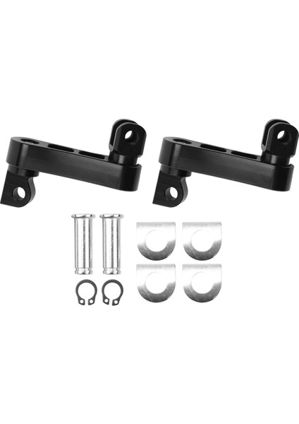 Motosiklet Ayarlanabilir Yolcu Ayak Mandalları Otoyol Mandalları Erkek Montajlı Ayak Mandalı Kelepçe Destek Uzatma Braketi Harley B Için (Yurt Dışından) fırsatları