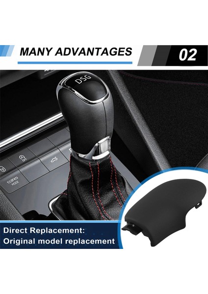 Skoda Octavia Superb Fabia Yeti Için Dsg Vites Kolu Hentbol Pu Deri Yan Kapak Iç Mekan (Yurt Dışından) indirimleri