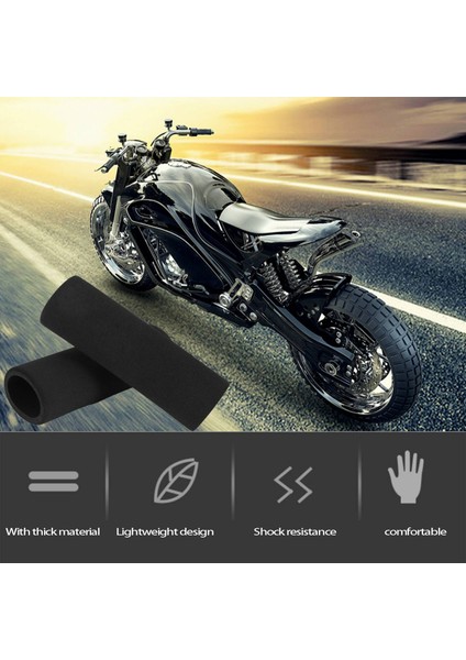 Motosiklet Motosiklet Slip-On Köpük Titreşim Önleyici Konforlu Gidon Tutacağı Kılıfı (Yurt Dışından) fırsatları