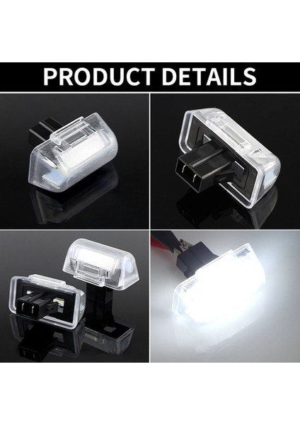 Ford Transit Mk6 Mk7 1985-2013 Için 2 Adet LED Plaka Lambası (Yurt Dışından) indirimleri