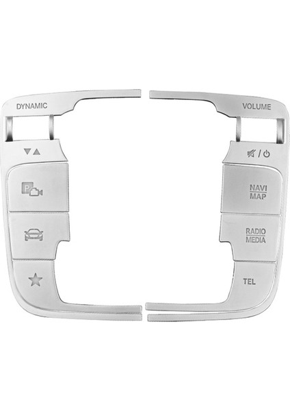 Mercedes-Benz GLB220 GLA200 Eqb GLE350 Için Araç Merkezi Kontrol Faresi Dekoratif Düğme Çıkartması Dekoratif Çerçeve (Yurt Dışından)