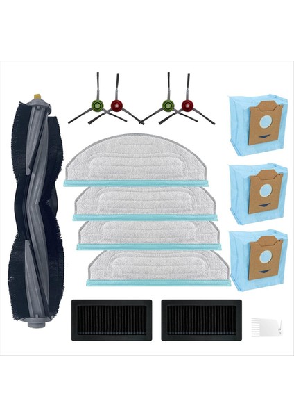 Yeedi Robot Süpürge Paspas Pedi Filtre Ana Fırça Kenar Fırça Toz Torbası (Yurt Dışından)