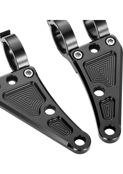 41MM Motosiklet Far Montaj Braketi Cnc Alüminyum Alaşım Siyah Honda Yamaha Suzuki Çatal Boruları M10 Cıvata Deliği (Yurt Dışından) indirimleri