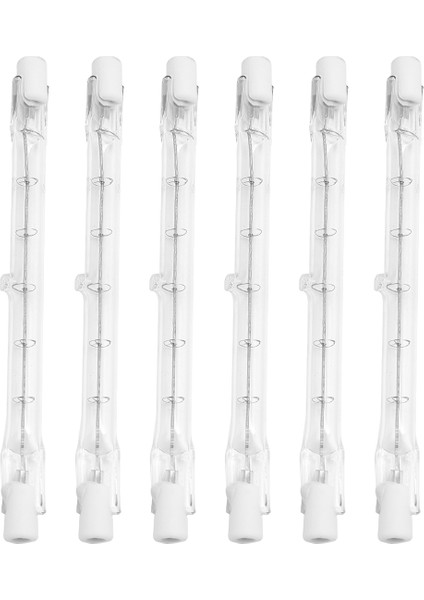 R7S Halojen Ampul 118 mm 200 W 230 V Halojen Çubuk R7S Halojen Ampul R7S Kısılabilir Halojen Çubuk Lamba Işıkları 6'lı Paket (Yurt Dışından)