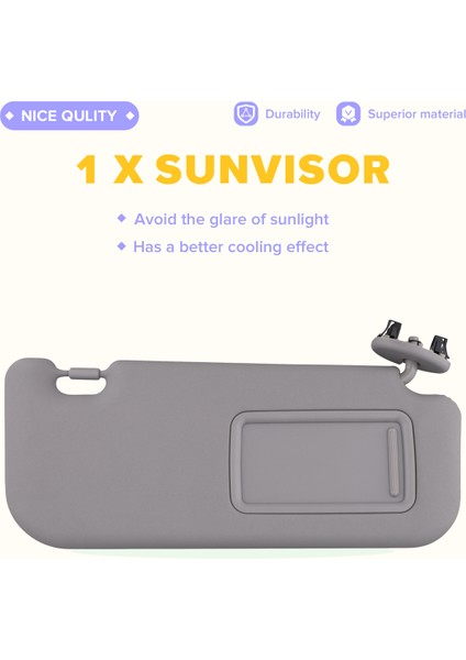 Toyota Yaris 2008-2013 Için Araç Güneşliği Iç Güneşlik 74310-52810 Sağ (Yurt Dışından) fırsatları