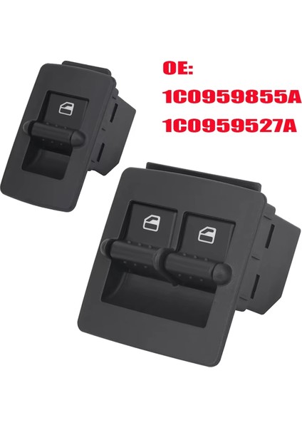 Vw Beetle 1998 1999 2000-2010 Için Sol Sağ Elektrikli Cam Anahtarı Cam Kaldırma Anahtarı 1C0959527 1C0959855 (Yurt Dışından) modelleri