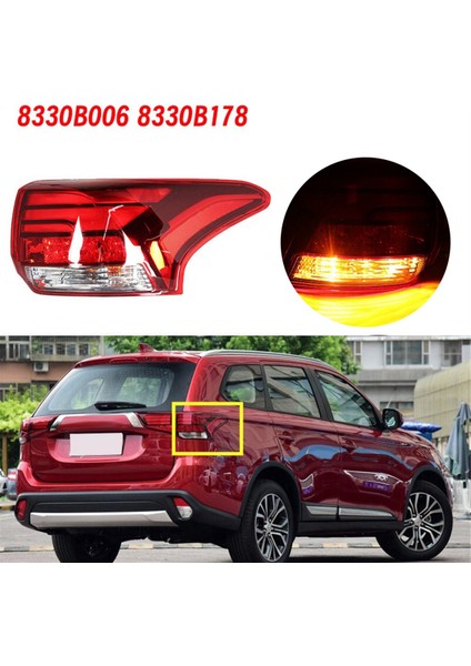 Mitsubishi Outlander 2016-2021 Sağ Arka Tampon Stop Lambası Grubu 8330B006 8330B178 Fren Durdurma Sinyal Lambası (Yurt Dışından) indirimleri