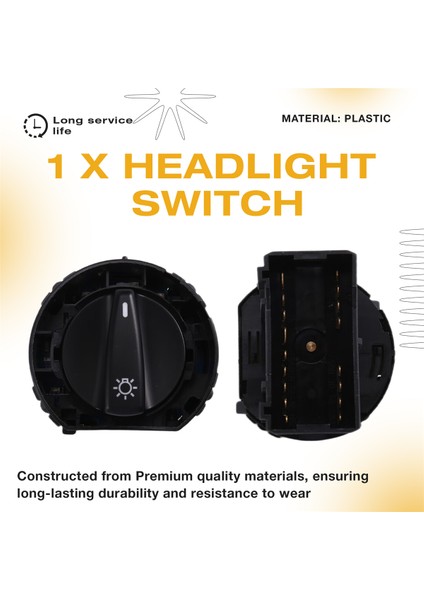 Audi A3 8l Skoda Fabia Seat Leon Için Far Anahtarı 1M1941531E 8L2941531G (Yurt Dışından) indirimleri