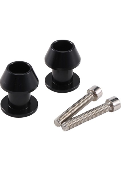 2 Adet M6 X1.5 Motosiklet Cnc Salıncak Kolu Kaydırıcı Makaraları Stand Vida Yamaha Aprilia (Siyah) (Yurt Dışından) modelleri