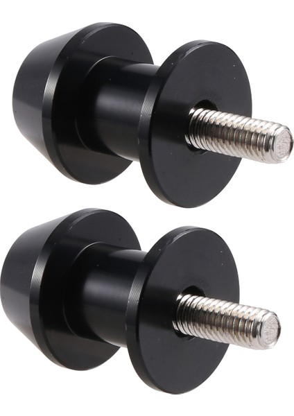 2 Adet M6 X1.5 Motosiklet Cnc Salıncak Kolu Kaydırıcı Makaraları Stand Vida Yamaha Aprilia (Siyah) (Yurt Dışından) fırsatları