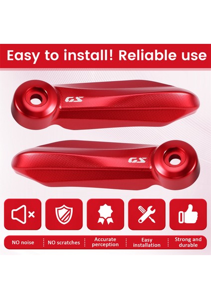 Bmw Kırmızı Motosiklet Gidon El Koruma Kaydırıcıları (Yurt Dışından) fırsatları