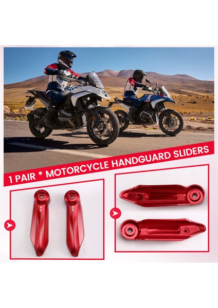 Bmw Kırmızı Motosiklet Gidon El Koruma Kaydırıcıları (Yurt Dışından) indirimleri