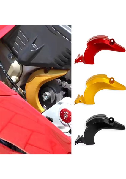 Ducati Gold Için Motosiklet Ön Dişli Koruyucu Motor Zinciri Kılıfı (Yurt Dışından) indirimleri