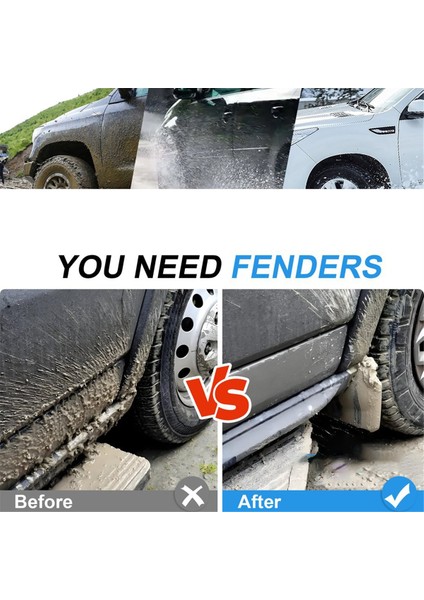 Ford Transit Mk8 1820757 1820756 Için Ön Sol ve Sağ Çamurluklar (Yurt Dışından) indirimleri