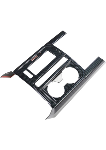 Ford F150 2015-2020 Abs Karbon Fiber Araç Orta Konsol Vites Kolu Bardak Tutucu Panel Çerçeve Dekoratif Etiket (Yurt Dışından) indirimleri
