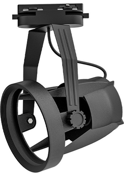 E27 PAR30 Spot Raylı Işık Braketi Ticari Ev Kullanımı Için Siyah (Yurt Dışından)