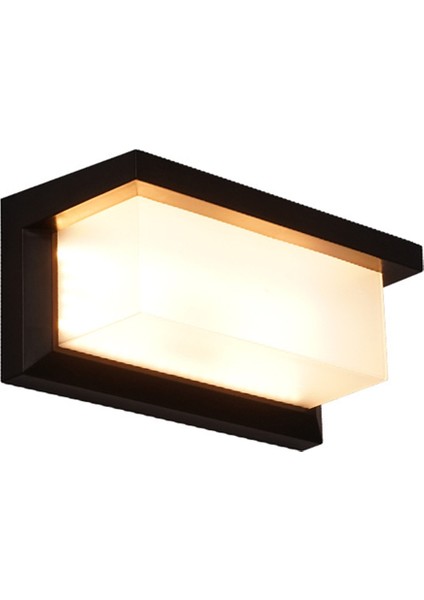 6W LED Dış Mekan Veranda Işığı Güneş Enerjili Işık IP65 Akıllı Işık (Yurt Dışından)