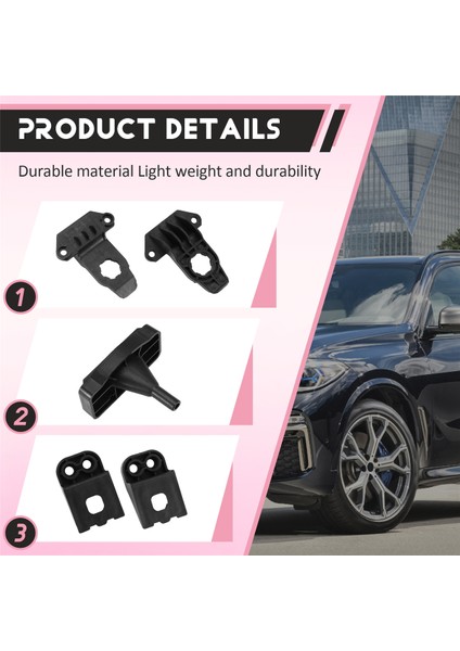 Bmw 5 Serisi X5 X6 G05 G06 2018-2021 Sabit Pençe Braketi Için Ön Yan Far Tamir Braketi Montaj Kitleri 63119477976 (Yurt Dışından) indirimleri