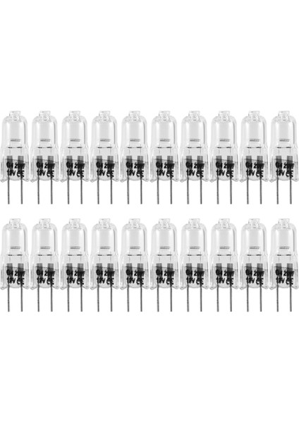 20 Adet G4 Halojen Ampul, 20W 12V Halojen Ampul 2 Pinli Şeffaf Lamba Ampulü, Ocak Aydınlatması, Sinyal Lambaları, Raylar Için (Yurt Dışından)