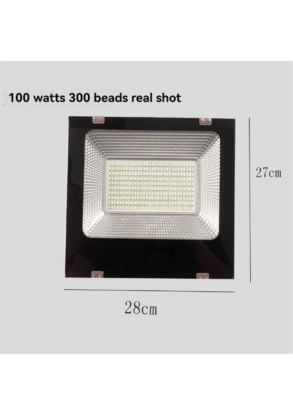 LED Dış Mekan Projektörleri Teras Sokak Su Geçirmez Projektörler 100W (Yurt Dışından) fırsatları