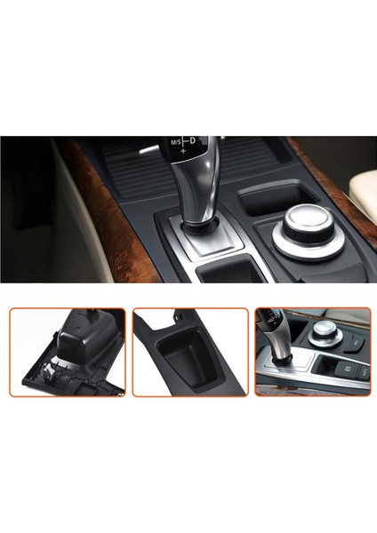 Bmw X5 X6 E70 E71 E72 2007-2013 51169164485 Siyah B Lhd Için Araba Orta Konsol Vites Kutusu Vites Kapağı Paneli Döşemesi (Yurt Dışından) fırsatları