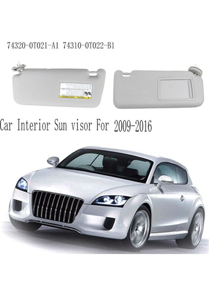 Toyota Venza 2009-2016 Için Aynalı Sol+Sağ Araç Içi Güneşlik Güneşlik 74320-0T021-A1 74310-0T022-B1 (Yurt Dışından) fırsatları