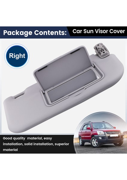 Kia Sportage 2005-2010 Için Araç Ön Sağ Taraf Güneşlik Kılıfı Güneşlik Makyaj Aynası Güneşlik (Yurt Dışından) indirimleri