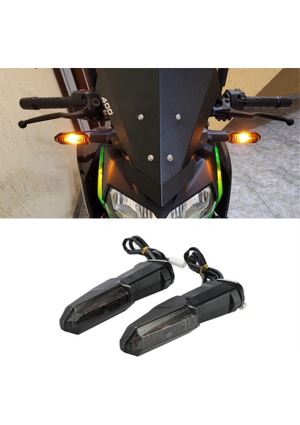 Kawasakı Versys 650 1000 X250 X300 Motosiklet LED Dönüş Sinyali Gösterge Işıkları Flaşörler Aksesuarları (Yurt Dışından) indirimleri
