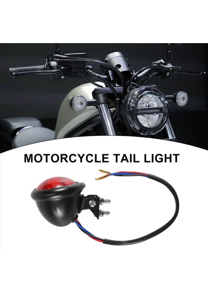 Kırmızı 12V LED Siyah Ayarlanabilir Cafe Racer Tarzı Stop Lambası Motosiklet Fren Lambası Arka Lambası Chopper Bobber Için (Yurt Dışından) fırsatları