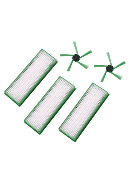 Vorwerk Kobold VR200 ve VR300 Için 3x Hepa Filtreler ve 2x Yan Fırçalar (Yurt Dışından) modelleri