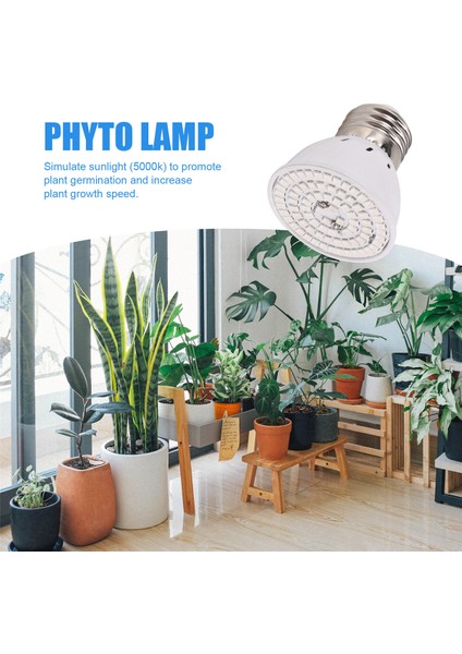E27 80 LED Bitki Yetiştirme Lambası LED Tam Spektrum Büyüme Ampulleri Fide Çiçek Bitki Lambası Iç Mekan Hidroponik Bitkiler Için (Yurt Dışından) indirimleri