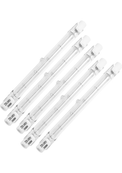 5'li Paket R7S 118MM 300W 230V, R7S Halojen Lineer Ampul, Inşaat Çalışmaları Için Kısılabilir Halojen Lamba, Peyzaj Aydınlatması (Yurt Dışından) fiyatları