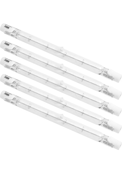 5'li Paket R7S 118MM 300W 230V, R7S Halojen Lineer Ampul, Inşaat Çalışmaları Için Kısılabilir Halojen Lamba, Peyzaj Aydınlatması (Yurt Dışından) modelleri