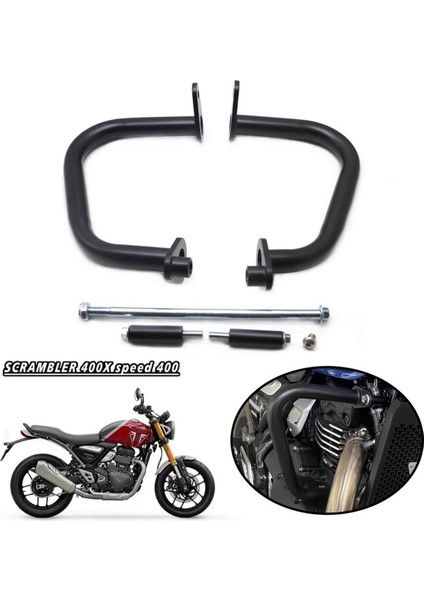 Triumph Speed 400 Scrambler 400X 2024 2025 Çerçeve Koruması Için (Yurt Dışından) indirimleri