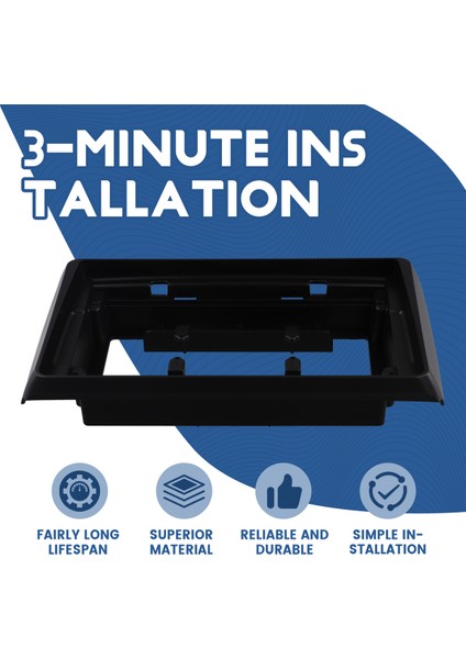 Kia Ray 2017-2023 Lhd Araç Radyo Çerçevesi Için 9 Inç Araç Radyo Panelleri Stereo Gösterge Paneli Kurulum Kiti Montaj Braketi (Yurt Dışından) fırsatları