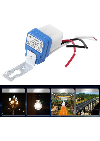 Sensör Anahtarı Ac Dc 12V Sokak Lambaları Otomatik Kontrol Işığı Işık Gündüz ve Gece Algılama Kontrolü Parlak Karanlık Şehir Kırsal (Yurt Dışından) fiyatları