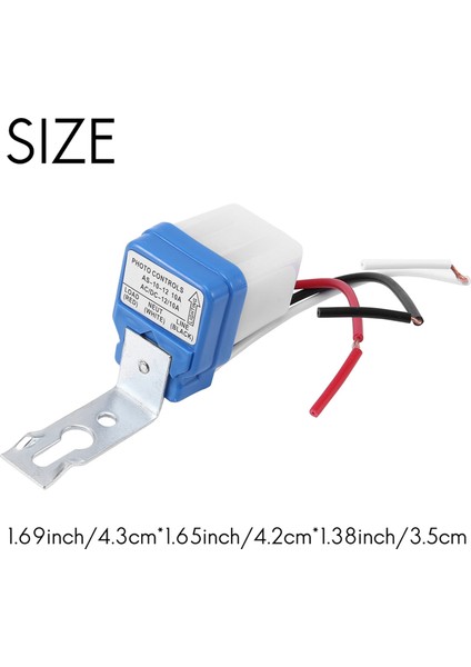 Sensör Anahtarı Ac Dc 12V Sokak Lambaları Otomatik Kontrol Işığı Işık Gündüz ve Gece Algılama Kontrolü Parlak Karanlık Şehir Kırsal (Yurt Dışından) indirimleri