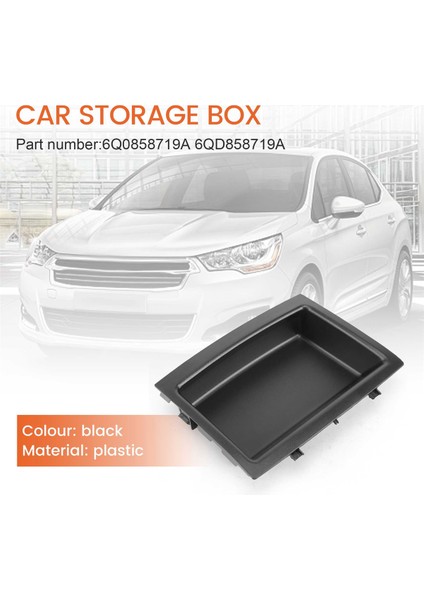 6Q0858719A Araç Orta Konsol Tepsi Saklama Kutusu Bölmesi Rafı - Polo 9n 2002-2008 (Yurt Dışından) fırsatları