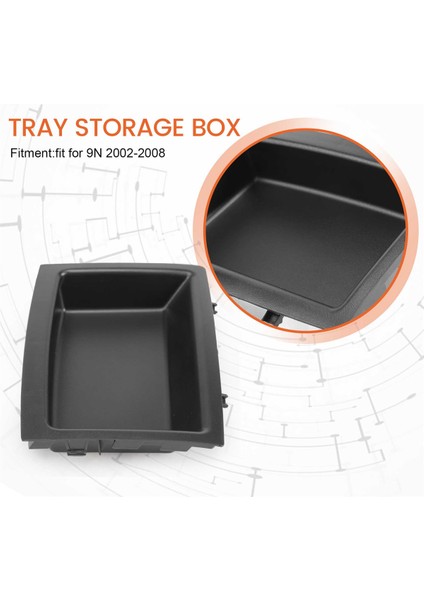 6Q0858719A Araç Orta Konsol Tepsi Saklama Kutusu Bölmesi Rafı - Polo 9n 2002-2008 (Yurt Dışından) indirimleri