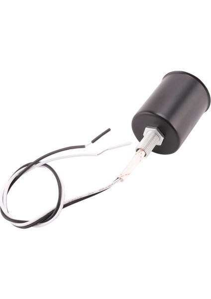 E27 Seramik Vida Tabanlı Yuvarlak LED Ampul Duy Tutucu Adaptörü Metal Lamba Tutucu Telli Siyah (Yurt Dışından)