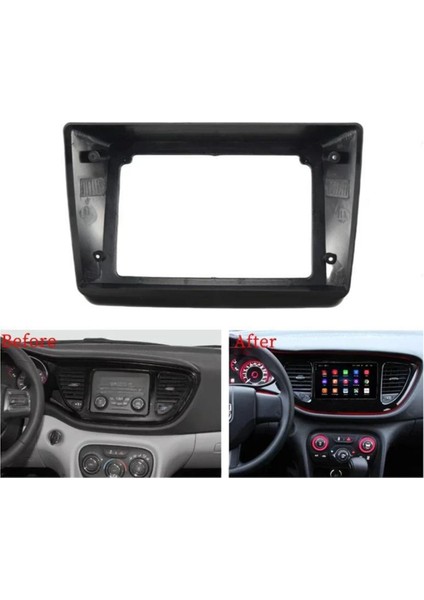 9 Inçlik Araç Çerçevesi Fasya Adaptörü Android Radyo Gösterge Paneli Montaj Kiti Dodge Dart 2013-2016 Lhd Için (Yurt Dışından) fırsatları
